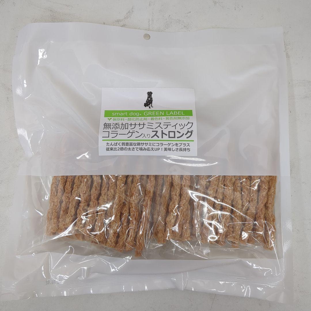 スマートドッグ無添加ササミスティックコラーゲン入ストロング 360g
