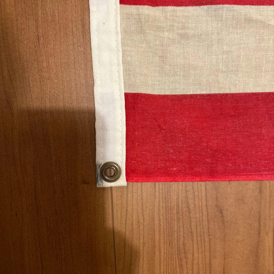 アメリカ国旗 星条旗 フラッグ 布製 ビンテージ USA