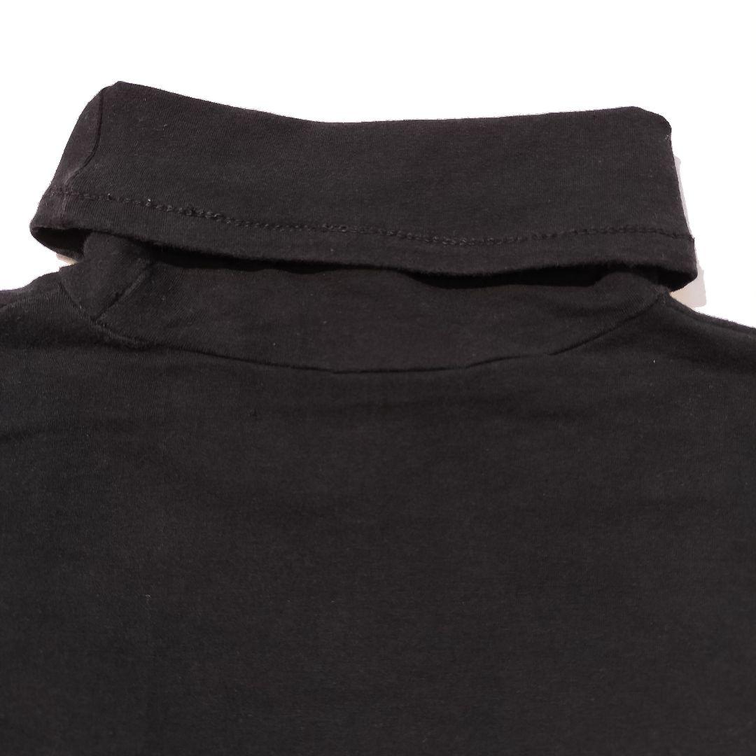 ヴィヴィアンウエストウッドオーブ刺繍　タートルネック カットソー　ブラック