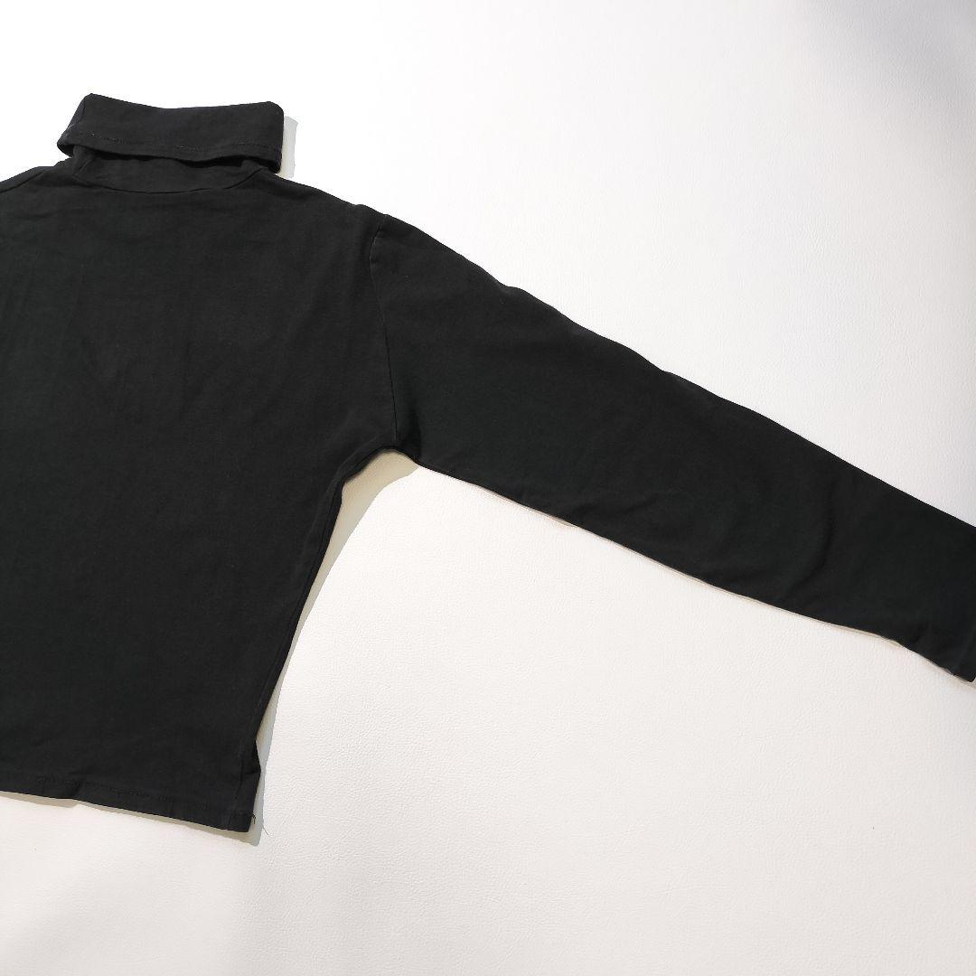 ヴィヴィアンウエストウッドオーブ刺繍　タートルネック カットソー　ブラック