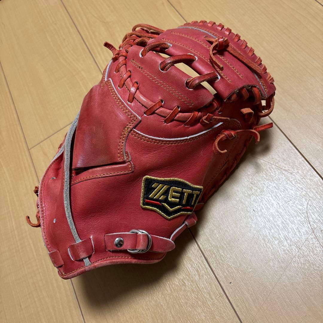 ZETT PROSTATUS 軟式用グローブ 赤