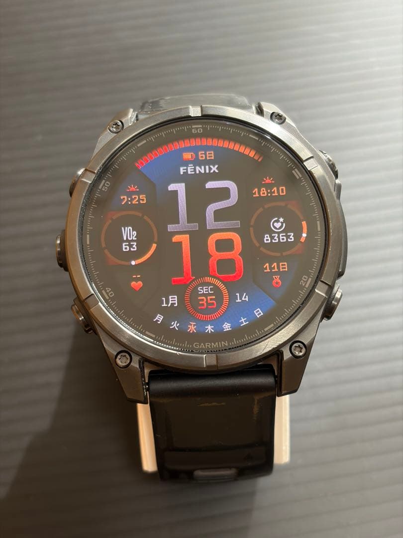 Garmin Fenix 8 ブラック