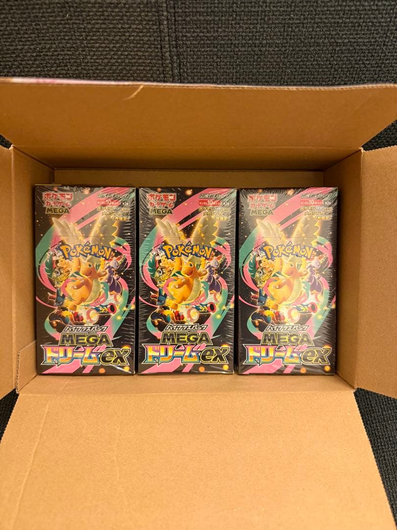 【ポケモンカード】 MEGAドリームex 3BOXシュリンク付き