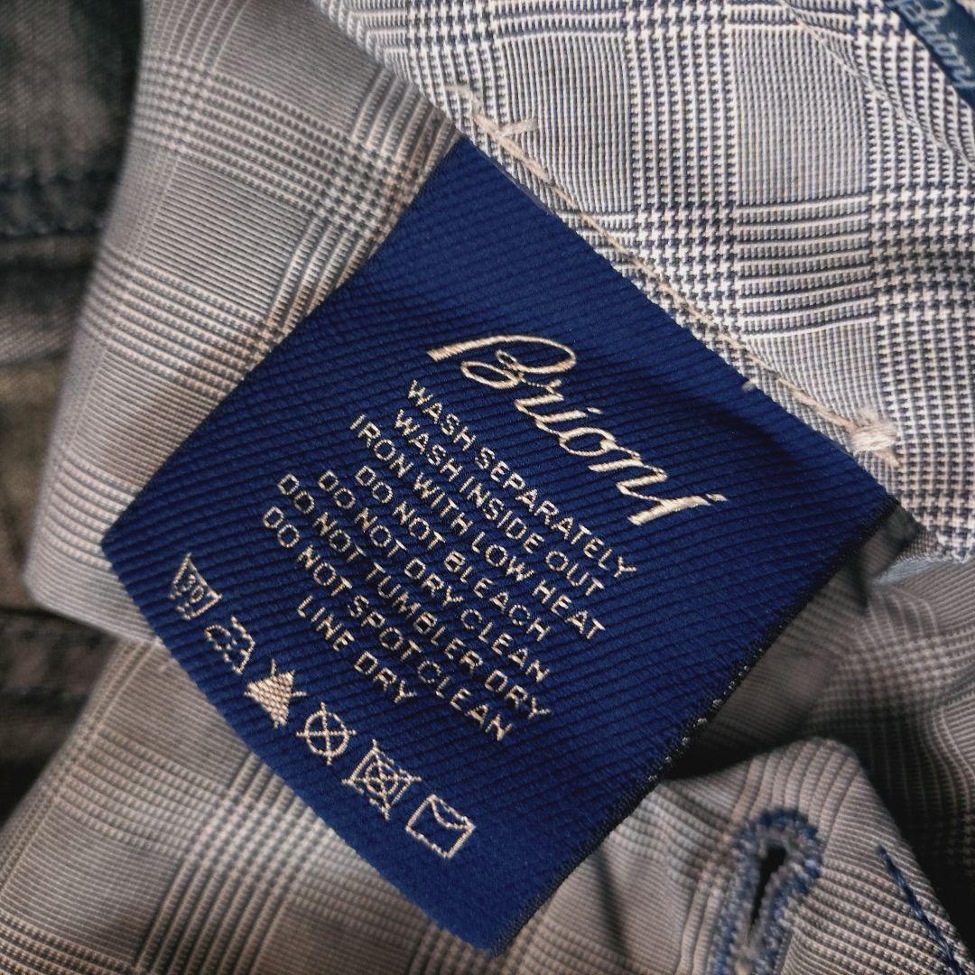 美品 Brioni DENIMCOLLECTION リネン スラックス デニム