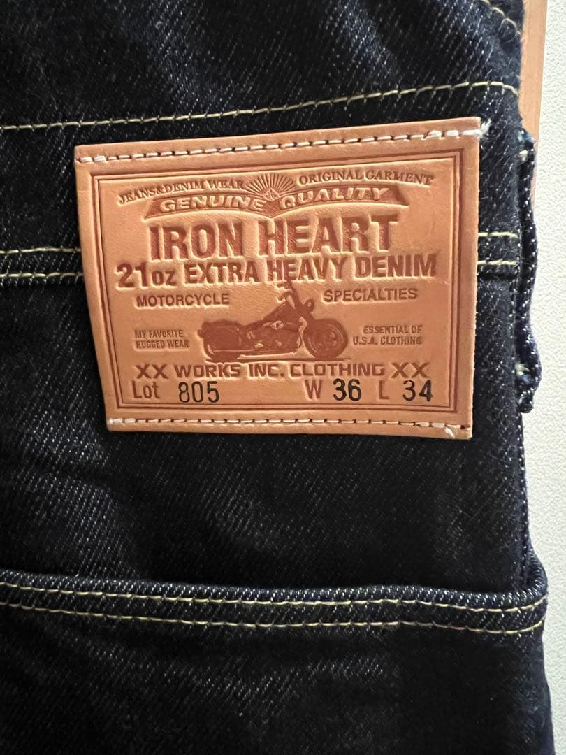 IRON HEART 21ozオーバーオール W36 L34