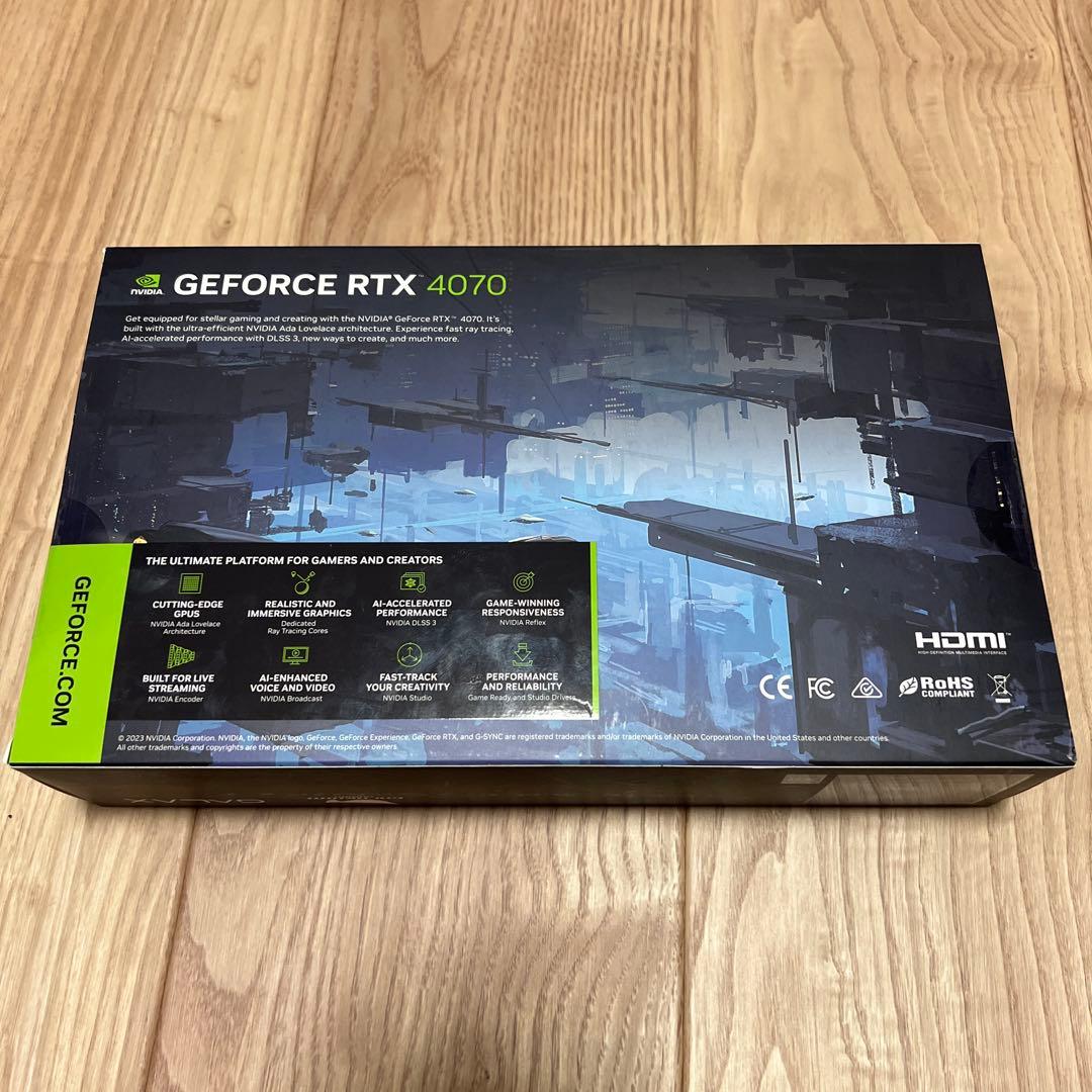 RTX4070 玄人志向 GALAKURO Nvidia GeForce