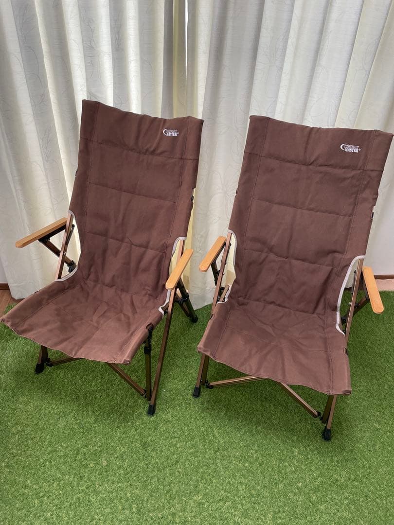 【週末限定値下】コンフォートマスター　キャンバススリングチェア　２脚セット