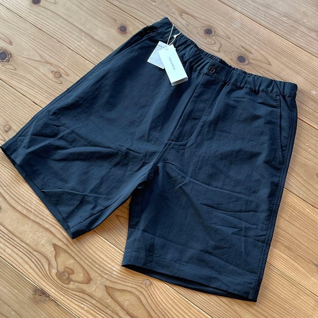 新品 M相当 ナナミカ アルファドライイージーショートパンツ 黒