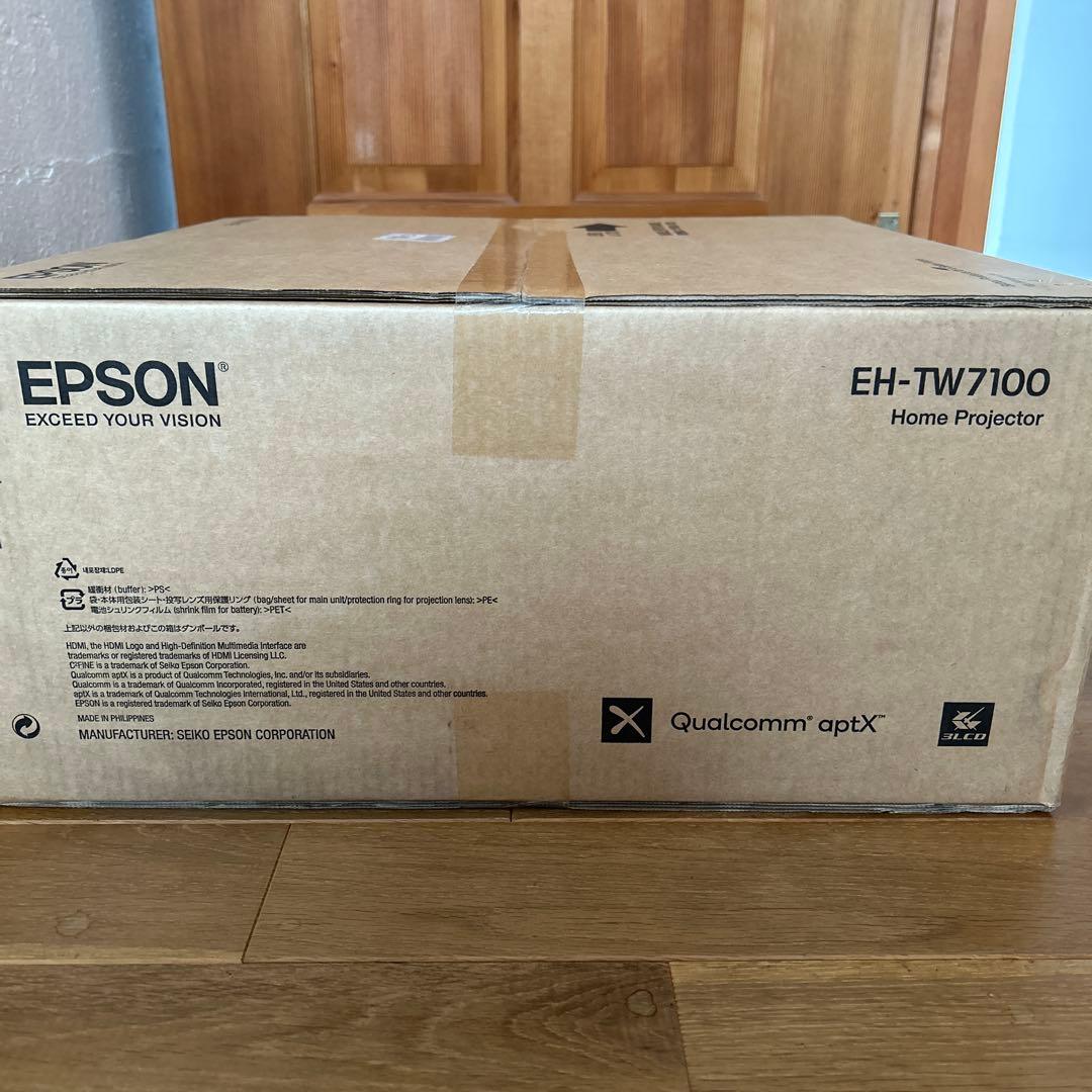 新品未開封　エプソンEH-TW7100 ホームプロジェクター