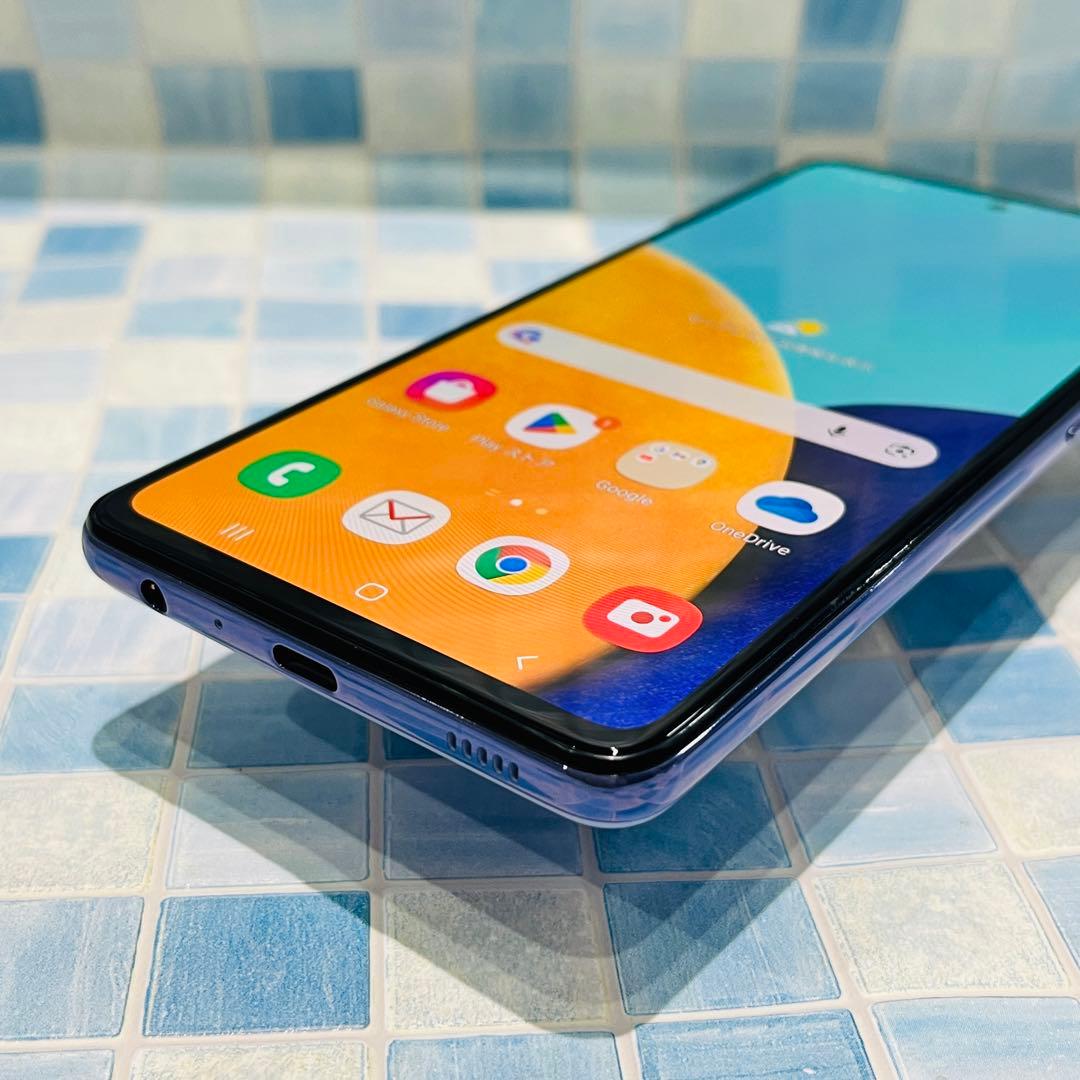 SIMフリー Galaxy A52 5G 128GB パープル 電池良好