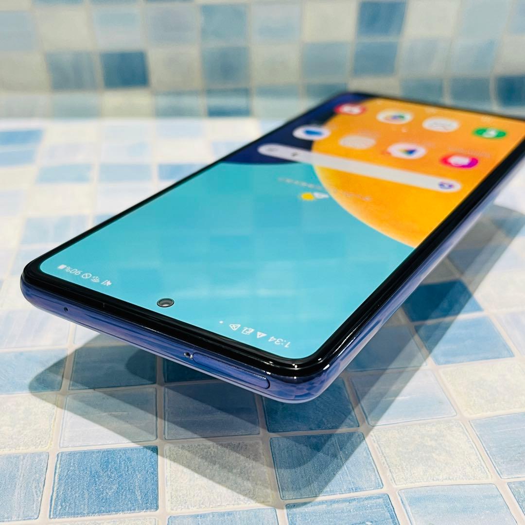 SIMフリー Galaxy A52 5G 128GB パープル 電池良好