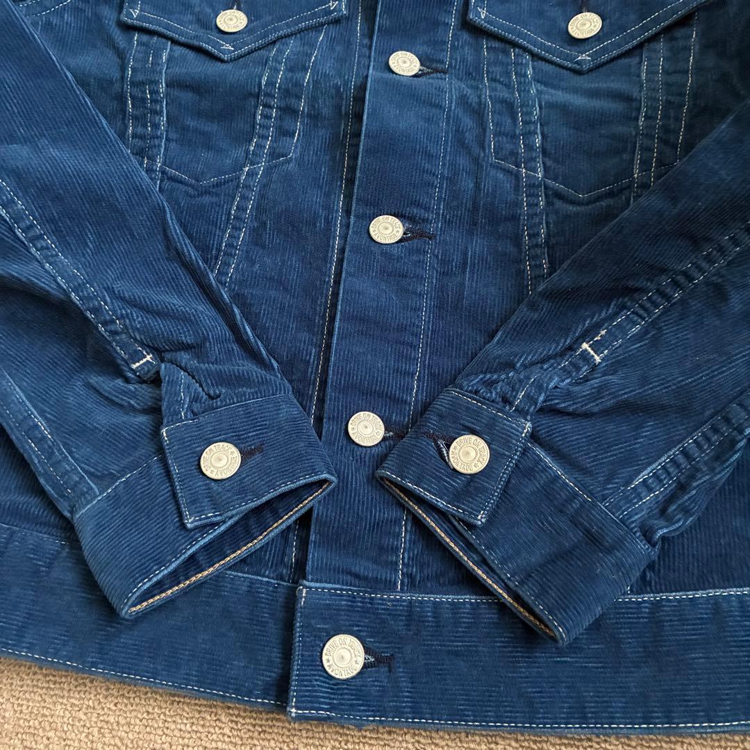 アボンタージ コーデュロイ ジャケット インディゴ S サードタイプ 日本製