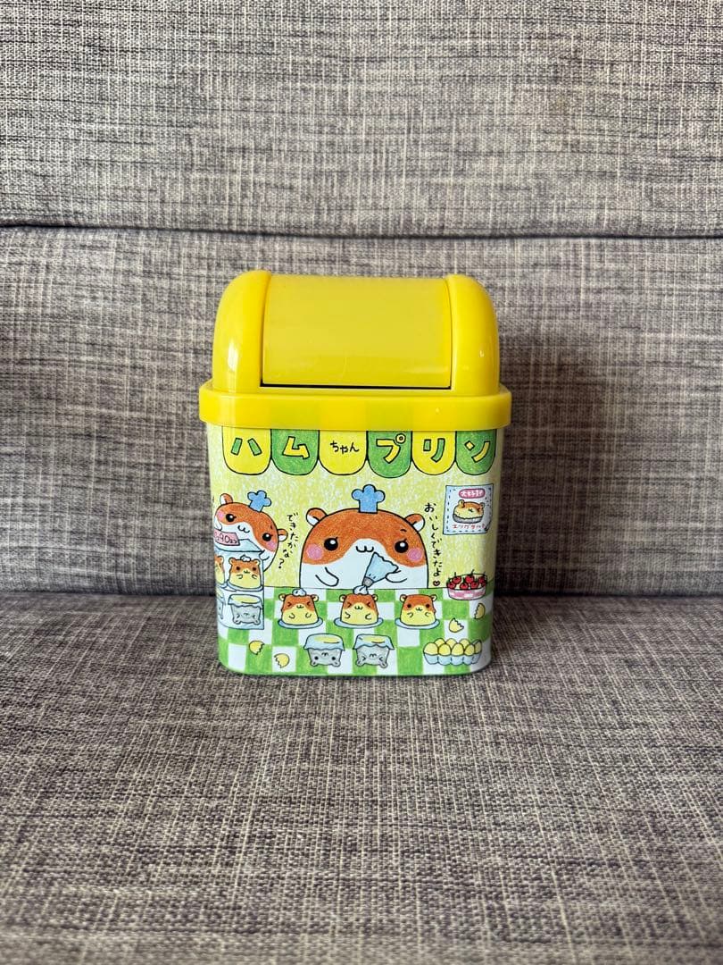 【当時物】ハムちゃんプリン　ダストボックス　ゴミ箱　クーリア　平成レトロ　希少