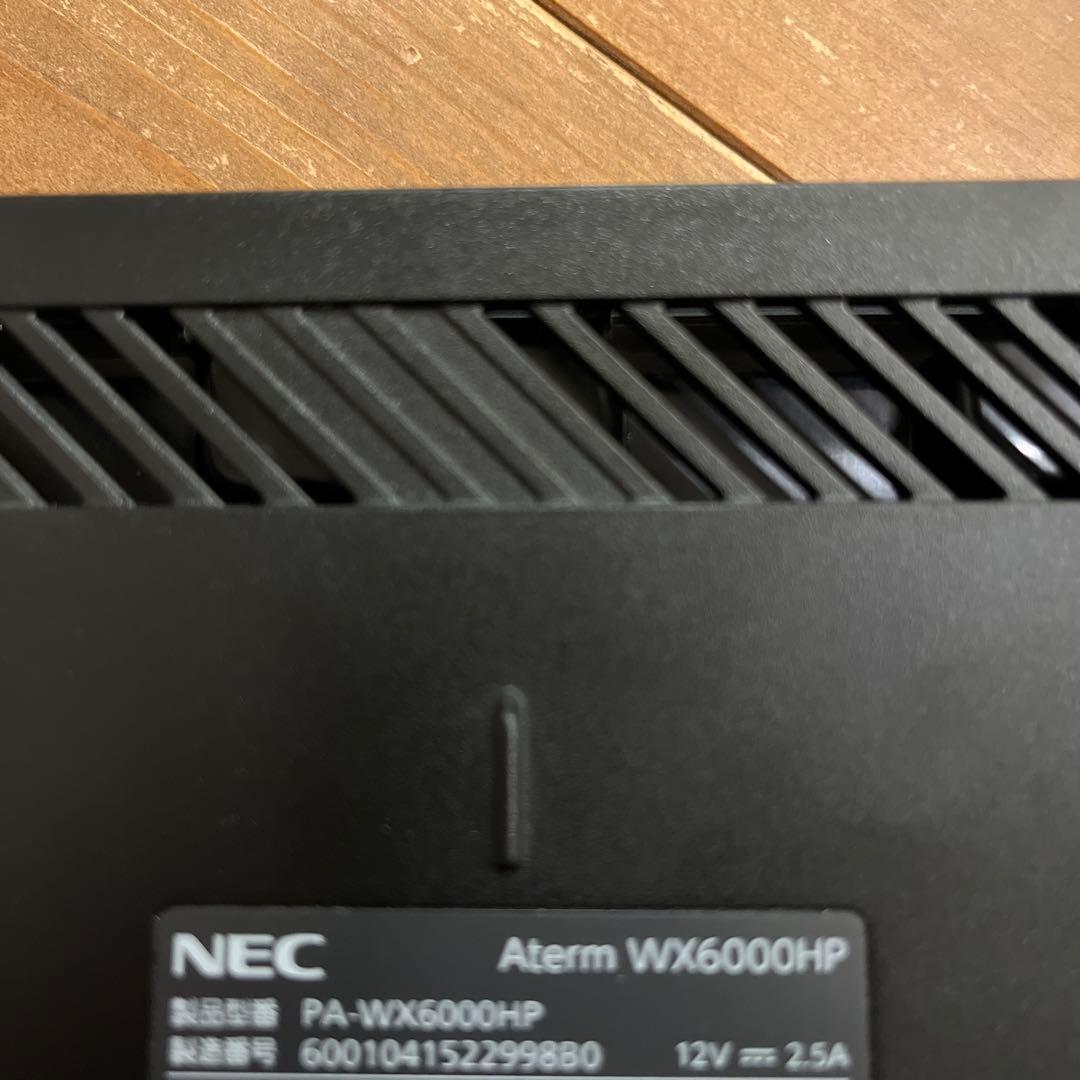 NEC Aterm WX6000HP 無線LANルーター