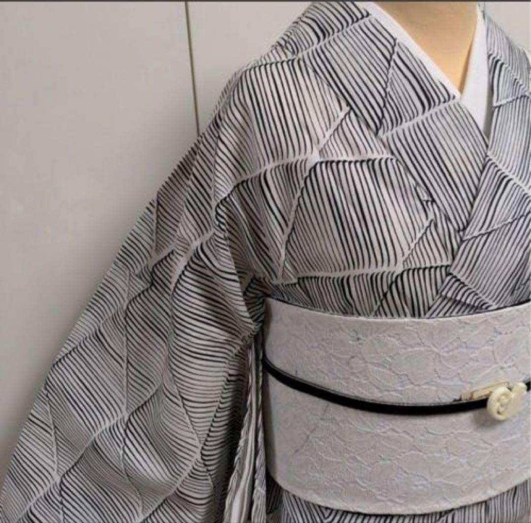 ᶦᵛᵒʳʸです！ゆかた 浴衣 ホワイト✖ブラック Mサイズ 白 黒 M