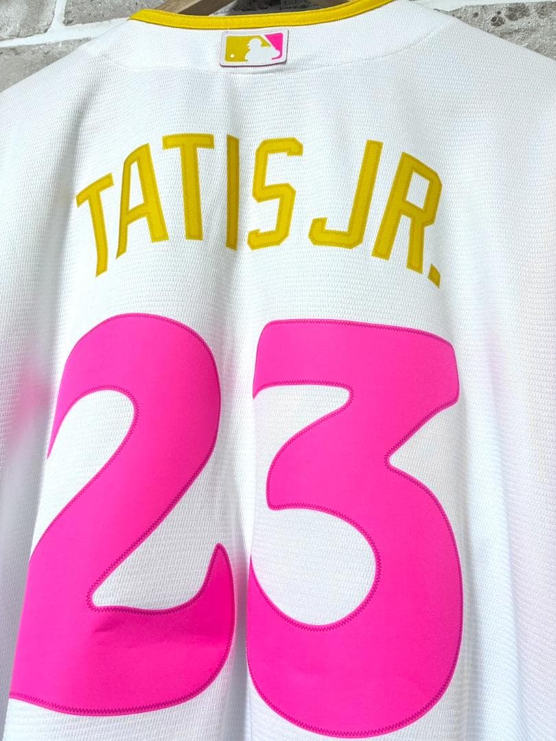 【フォロー割】良品 ナイキ MLB パドレス タティスJr. ユニフォーム XL