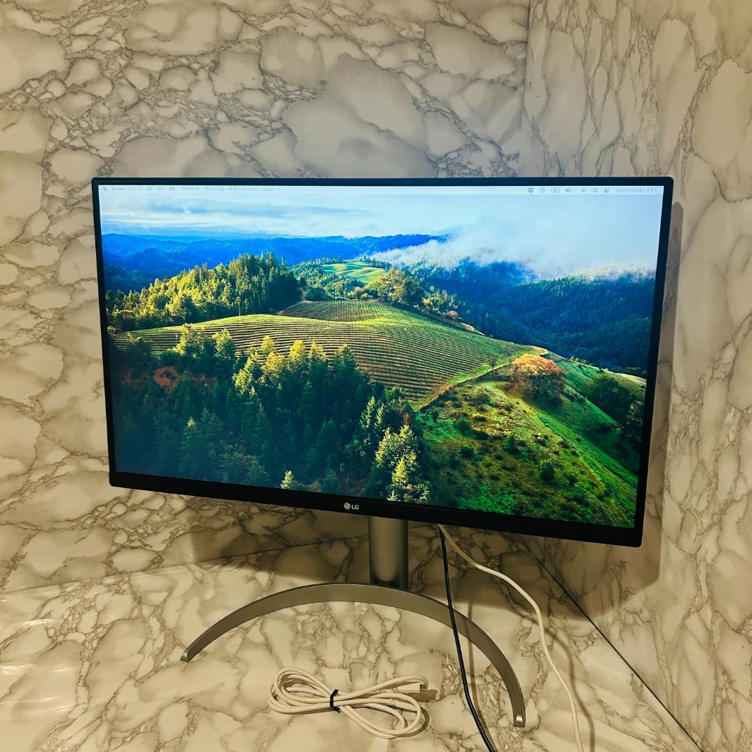 LG 27UP850-W 27インチ 4K モニター ディスプレイ