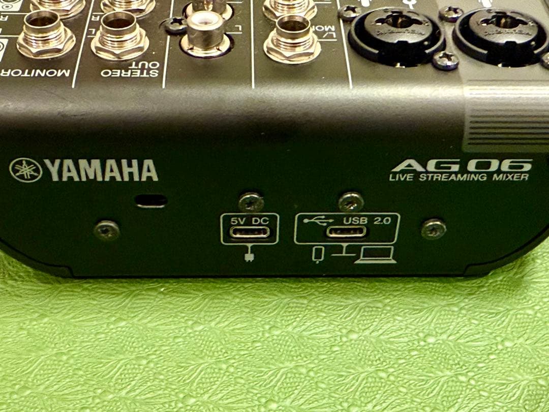 Yamaha AG06 MK2 デジタルミキサー