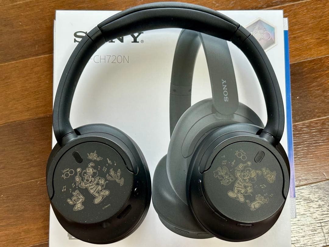 ソニー　ヘッドホン　ディズニー　100周年　WH-CH720N ケース付き