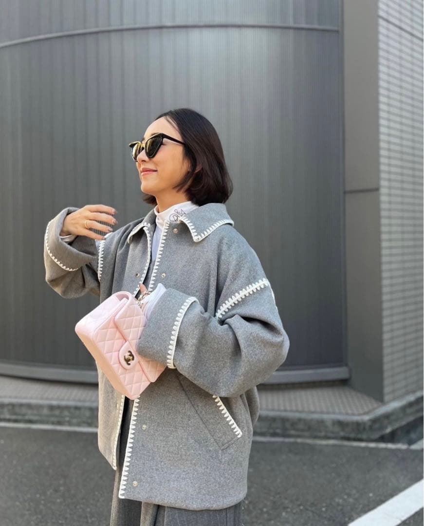 ロージーモンスター　ハマグリコート　　グレー