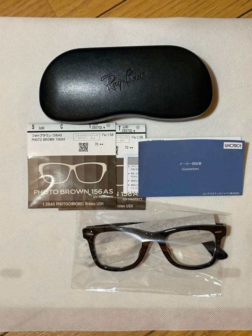 新品未使用　Ray-Ban 調光サングラス　ウェイファーラー