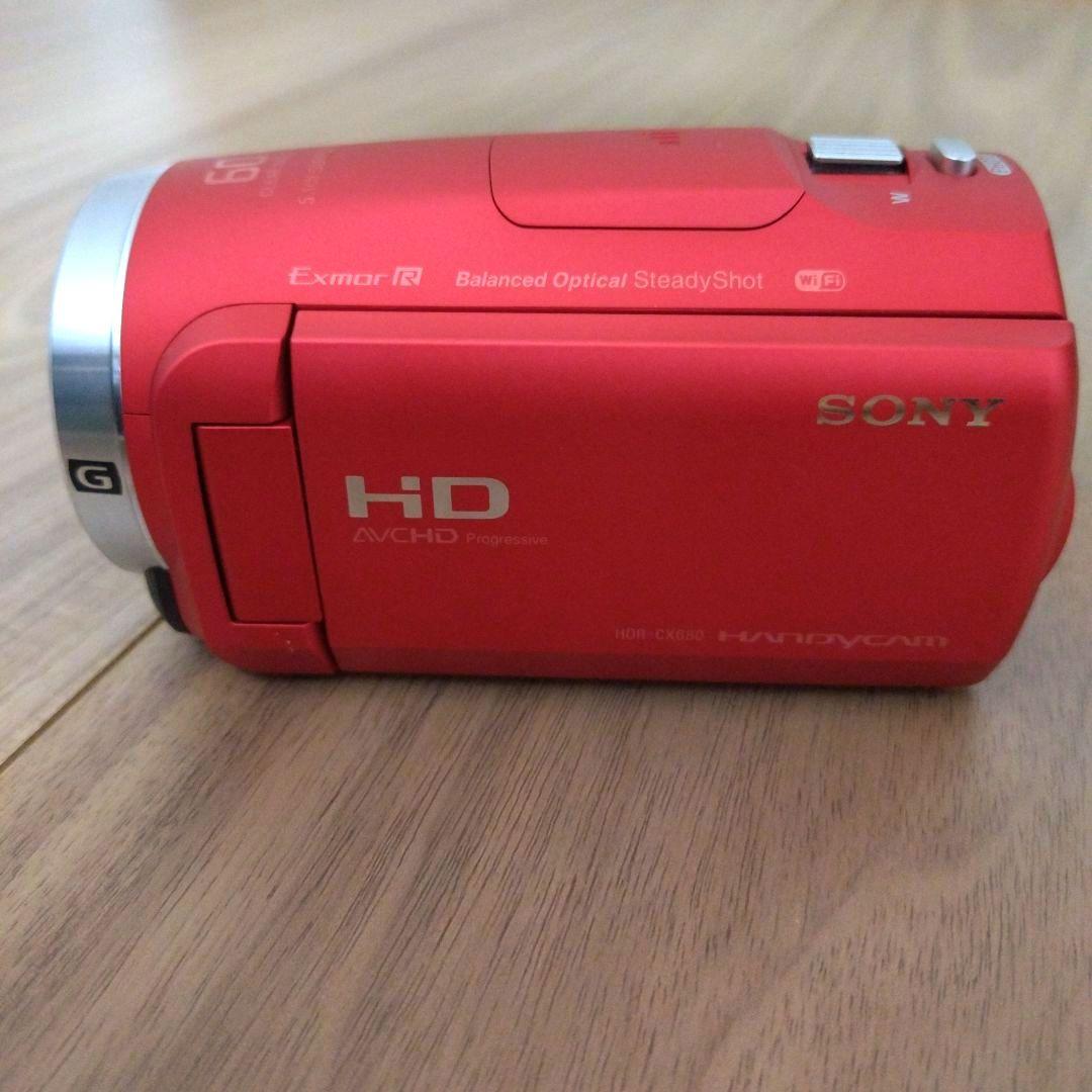 【美品】SONY ハンディカム HDR-CX680 レッド