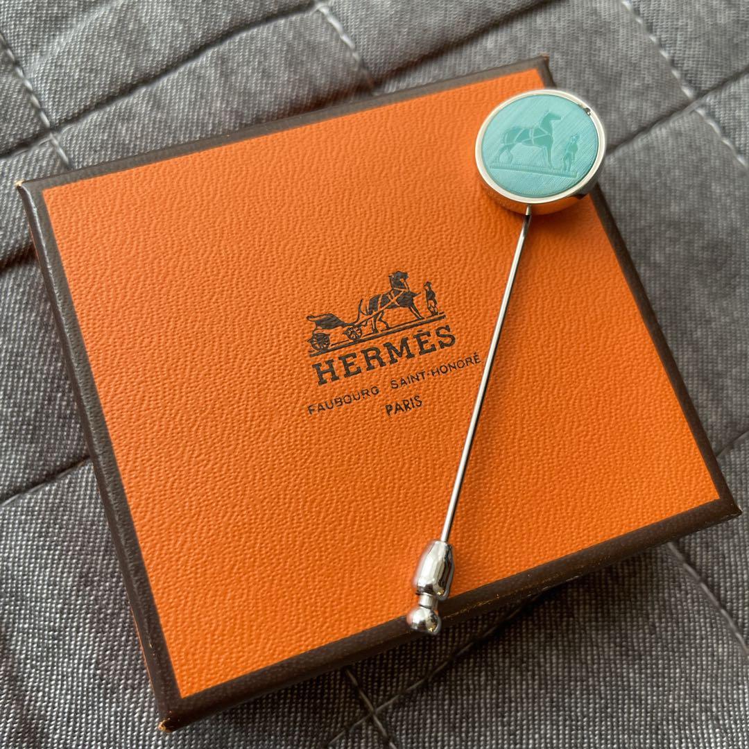 HERMES エルメス クラシック ラペルピン ピンブローチ タイピン