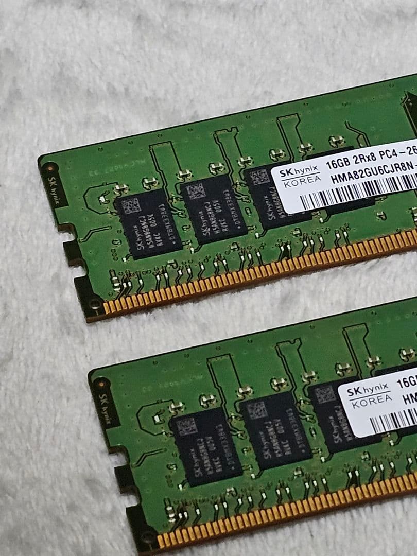 SK hynix DDR4 2666 16GB ×2 計32GB メモリ