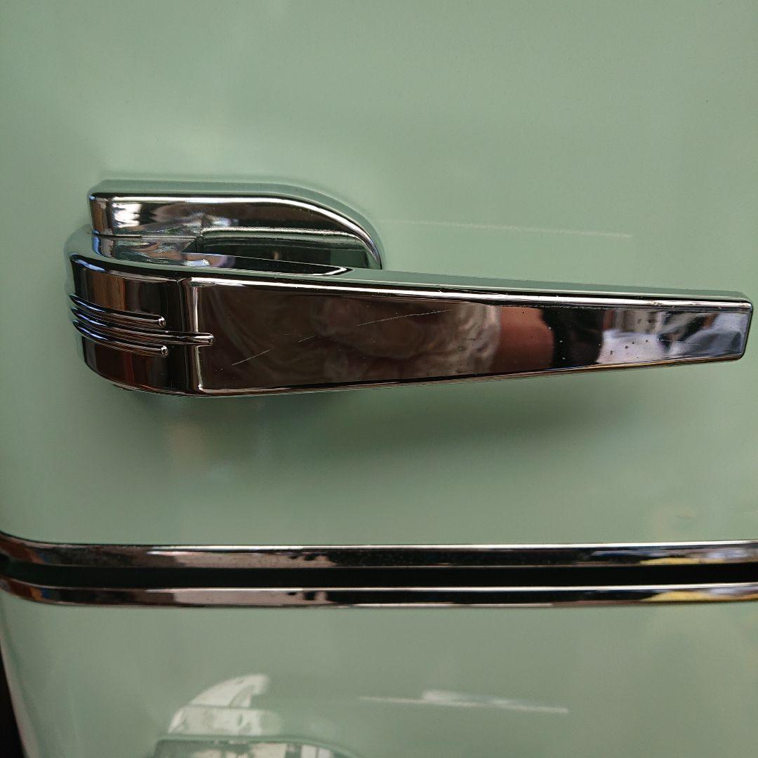 アイリス レトロ冷凍冷蔵庫PRR-122D-LGライトグリーン 2024年製