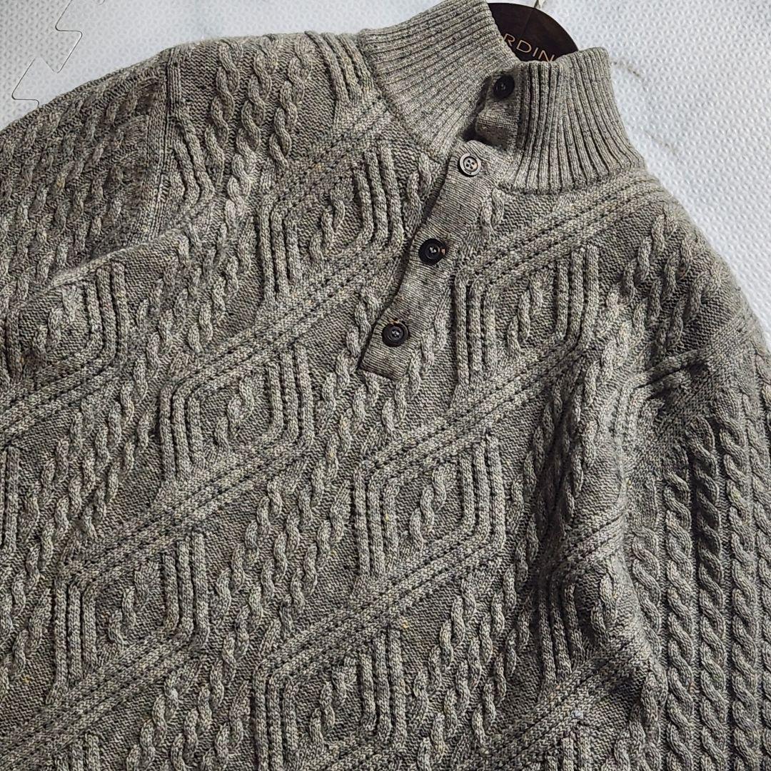最高級総カシミヤ✨ブリオーニ ニット セーター ケーブル ミックス編み