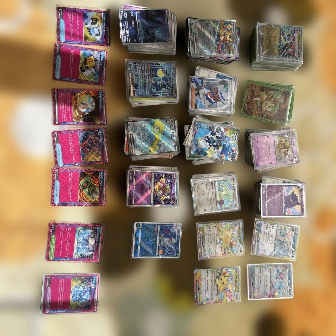 ポケモンカードまとめ売り＋デッキケース・スリーブ等のサプライセット