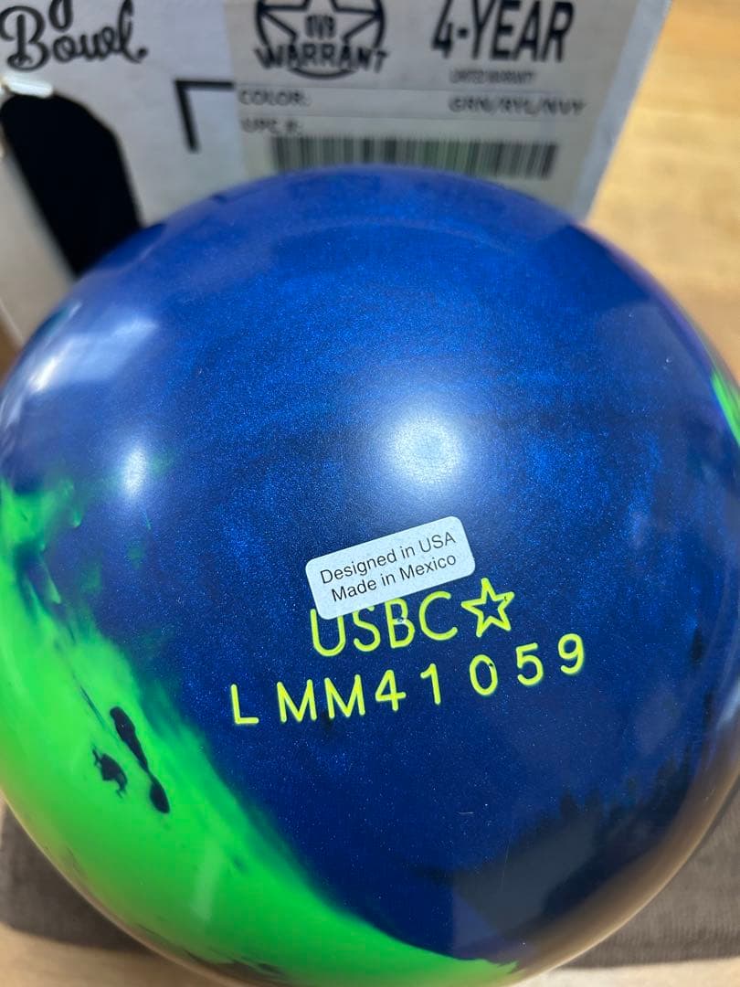 【新品】15ポンド　DV8 Warrant Hybrid ボウリングボール