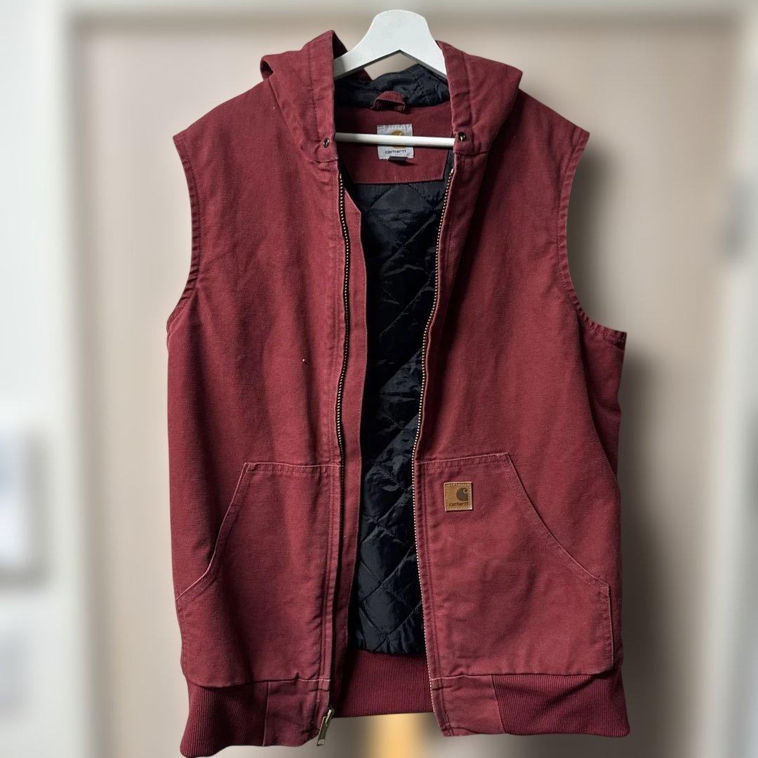 登*味様 カーハート　フード付きベスト　レアカラー