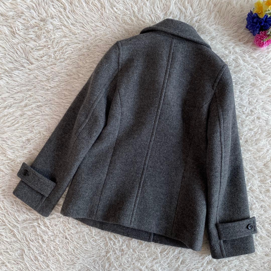 BiiAriannaマーガレットハウエル　高級カシミヤ混ピーコート