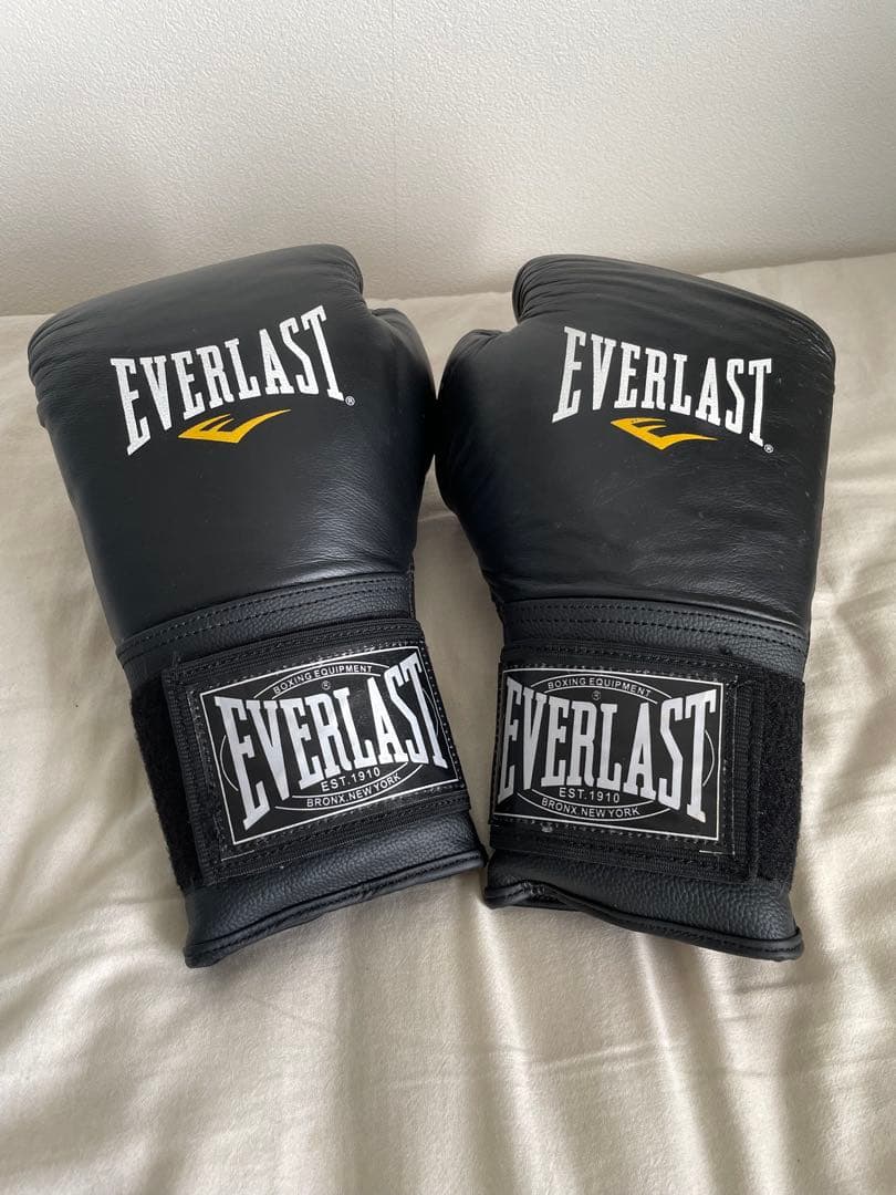 【未使用】Everlast ボクシンググローブ ブラック