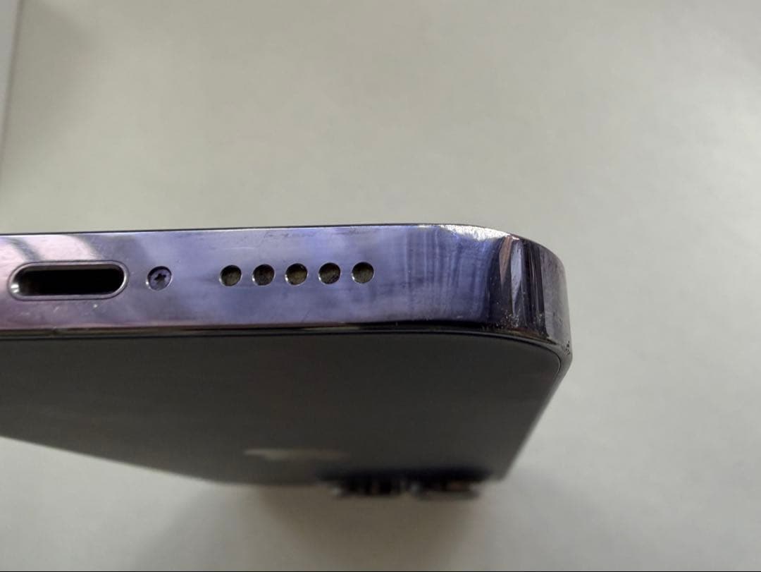 Apple iPhone 14 Pro ディープパープル 本体　箱ケーブル付き