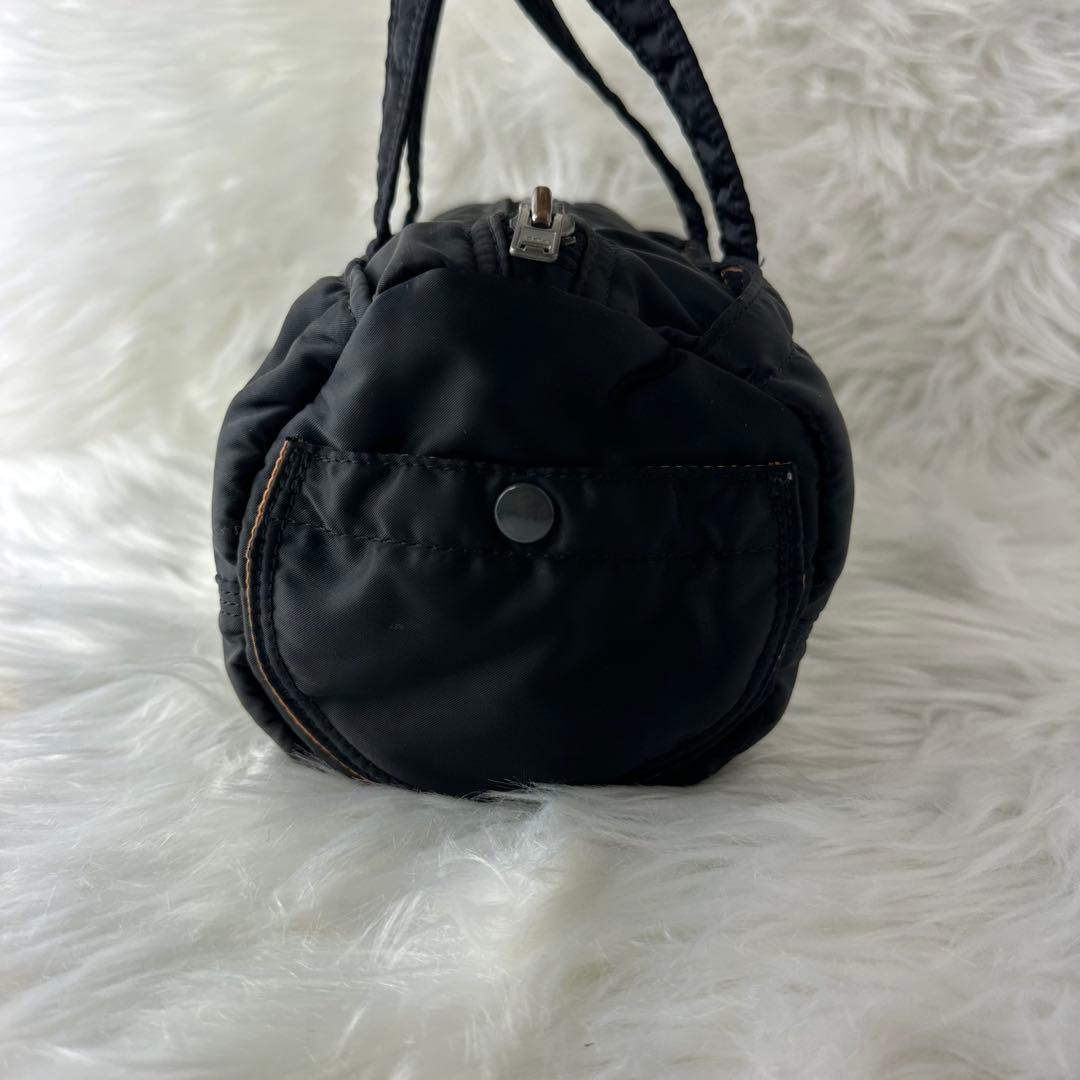 美品✨ PORTER タンカー ブラック ナイロン Sミニドラム バッグ