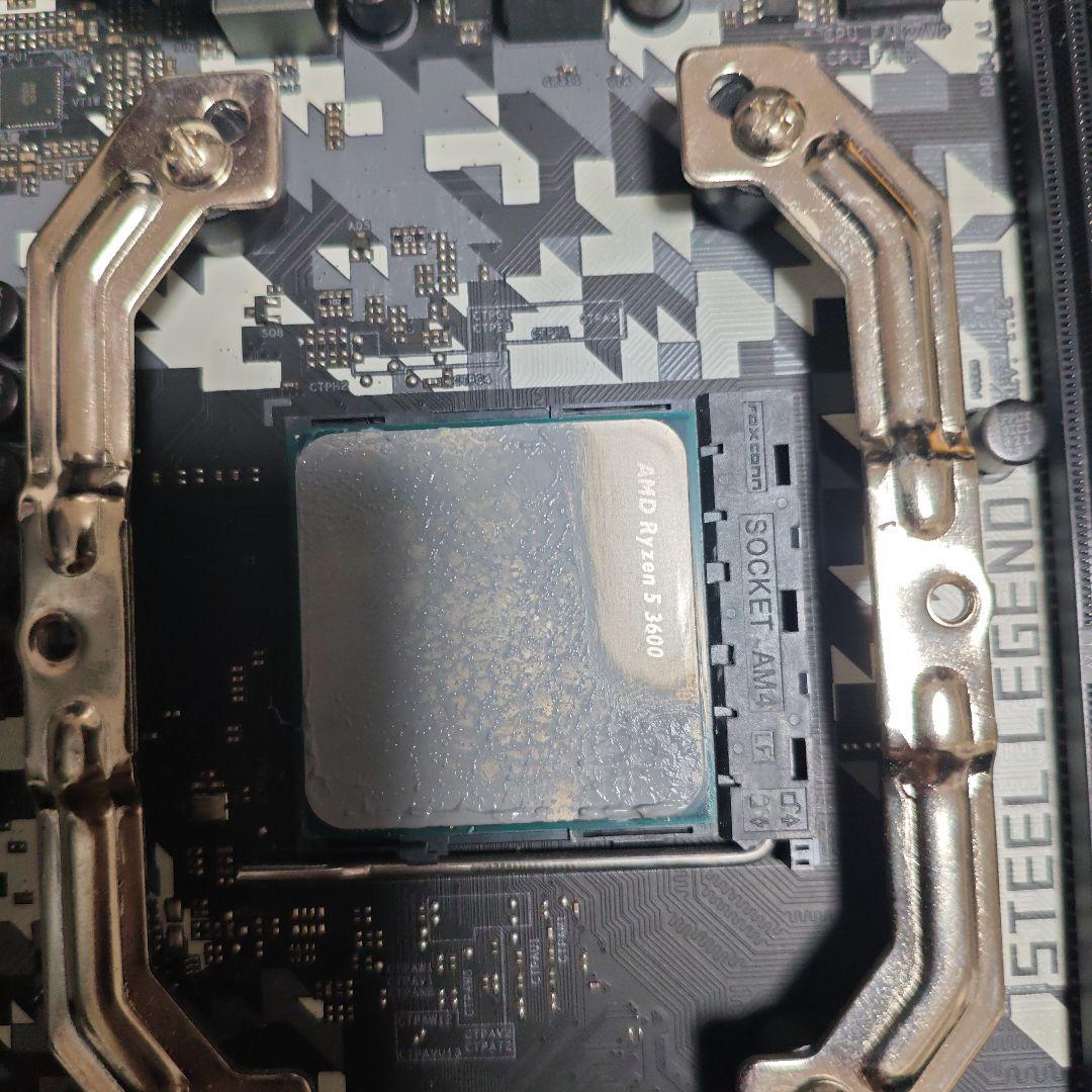 ASRock SteelLegendマザーボードAMD ryzen 5 3600