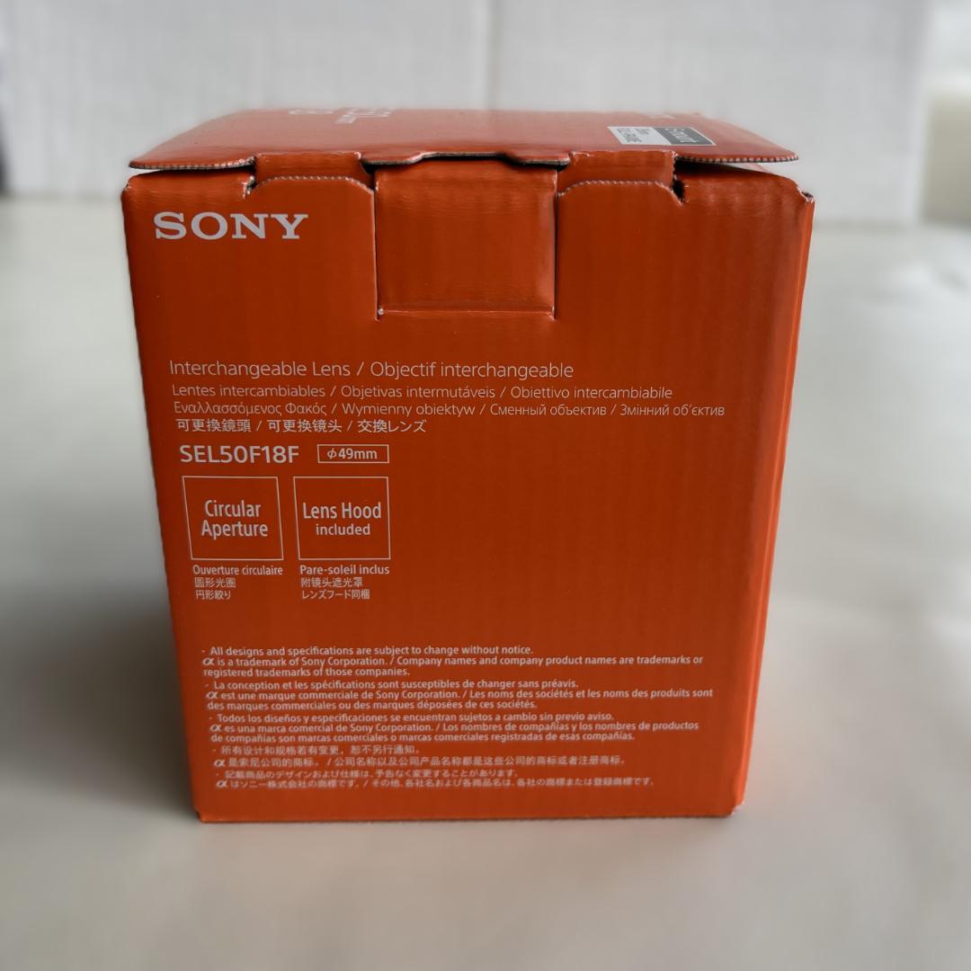【タイムセール6/29迄】SONY SEL50F18F FE 50mm F1.8