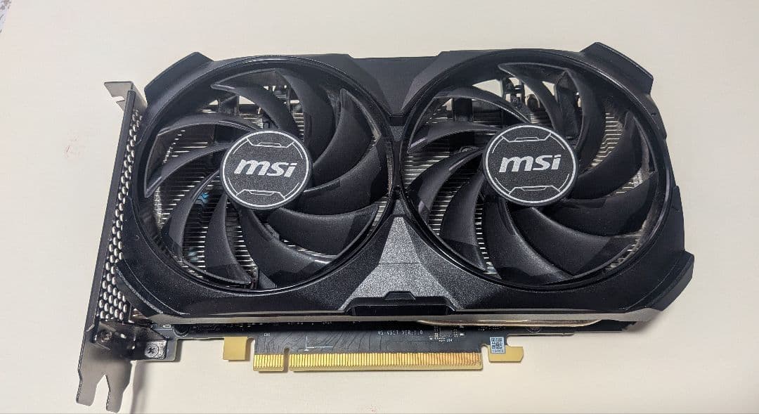 ジャンク品GeForceRTX4060TiVENTUS2X BLACK16GOC