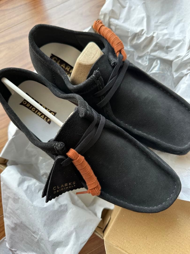 Clarks Originals Wallabee ブラックスエード UK8.5