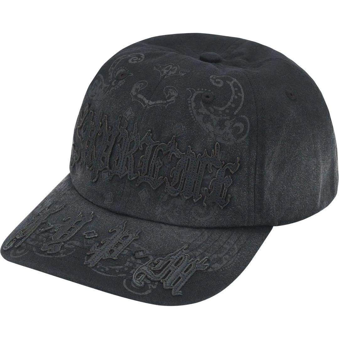 25SS Supreme Leather Appliqué 6-Panel