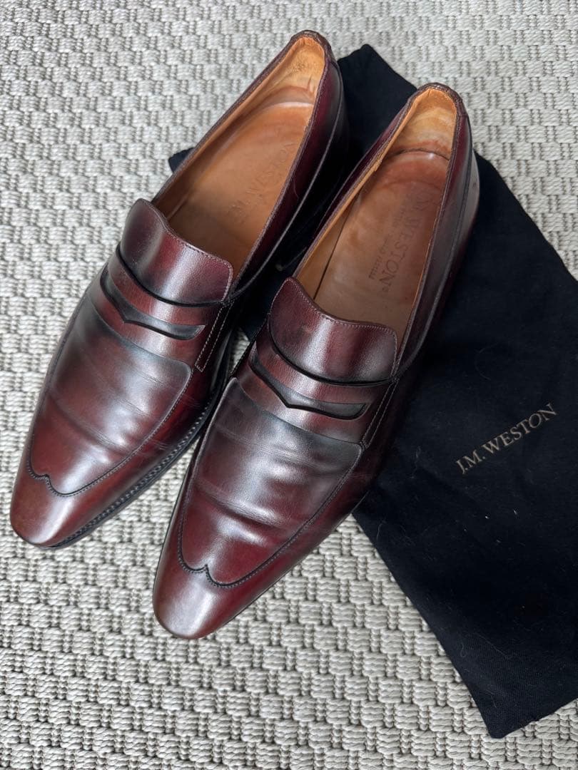 最終価格！J.M. WESTON ダークブラウン ローファー 8 C