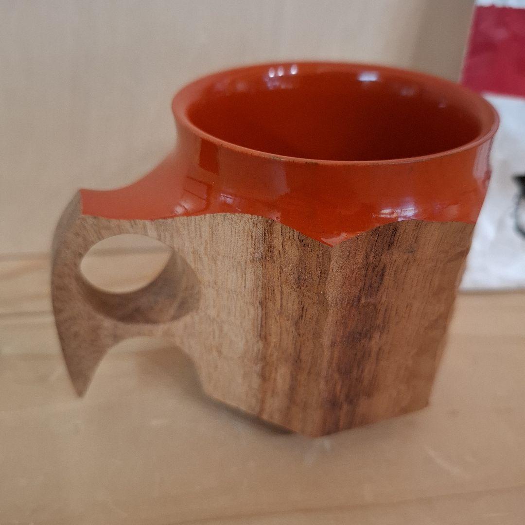 ジンカップ　赤漆 Urushi KIKISA Jincup M 袋付き①