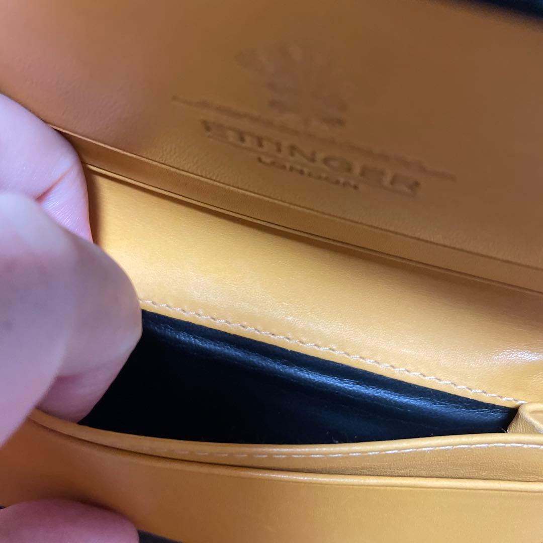 エッティンガー　名刺入れ　ブライドルレザー