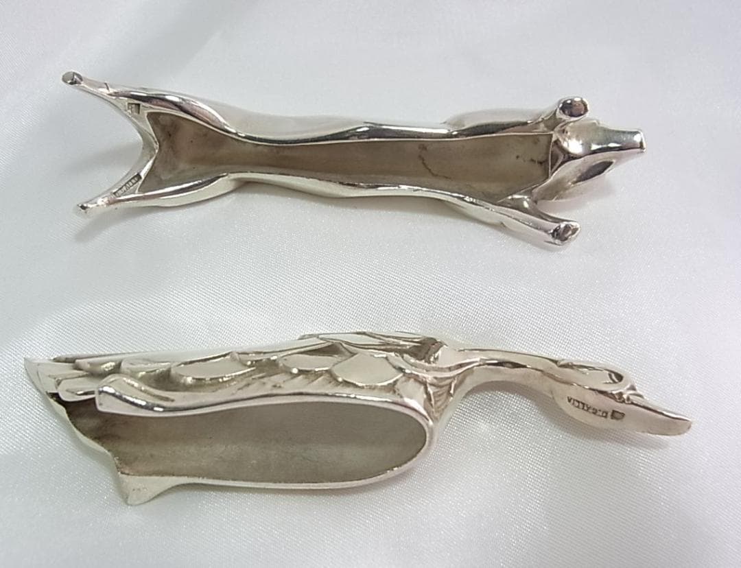 希少Christofle（クリストフル）GALLIA（ガリア）の動物シリーズ4点