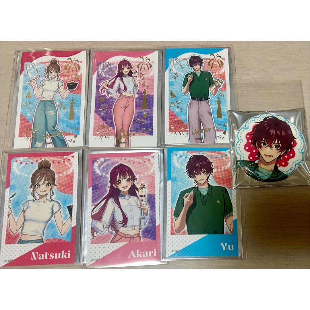 HoneyWorks YUJIRO酒場 ビジュアルカード 缶バッジ