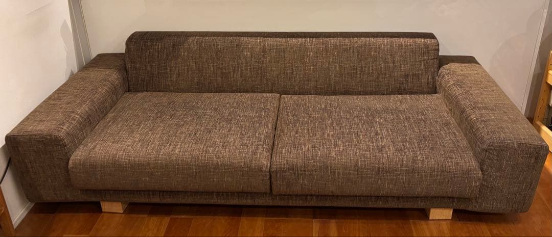 木*☆様 NOYES ブラウンファブリックソファ 3人掛け