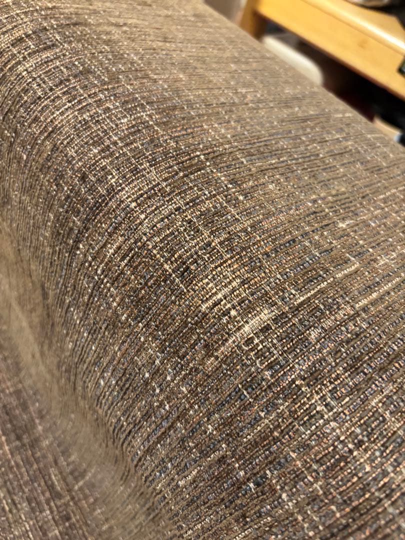 木*☆様 NOYES ブラウンファブリックソファ 3人掛け