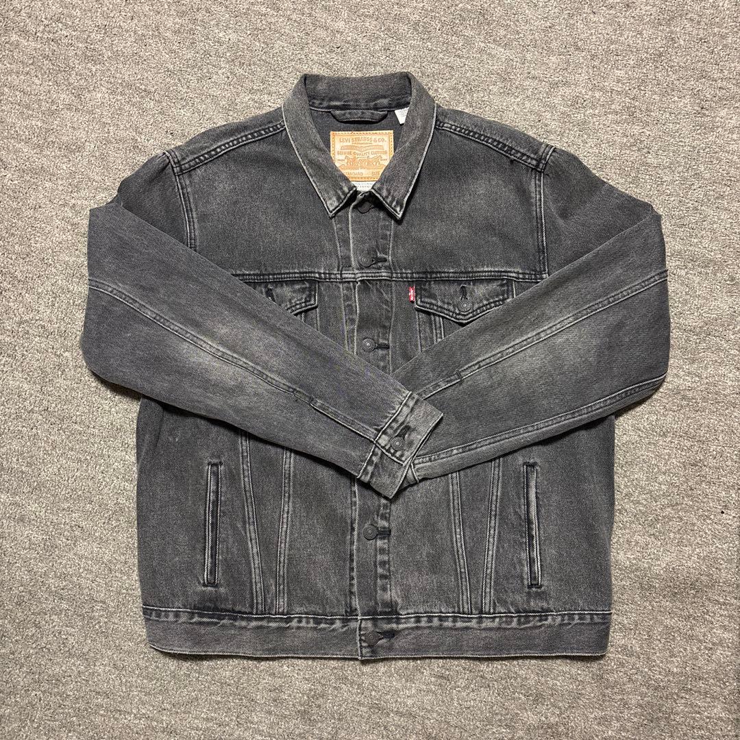 Levi's ダークグレー デニムジャケット Lサイズ